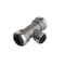 Quickfitting 3/4inPush-to-Connect x 3/4inPush-to-Connect x 1/2in Push-to-Connect Stainless Steel Reducing Tee SS844R - alternate 2